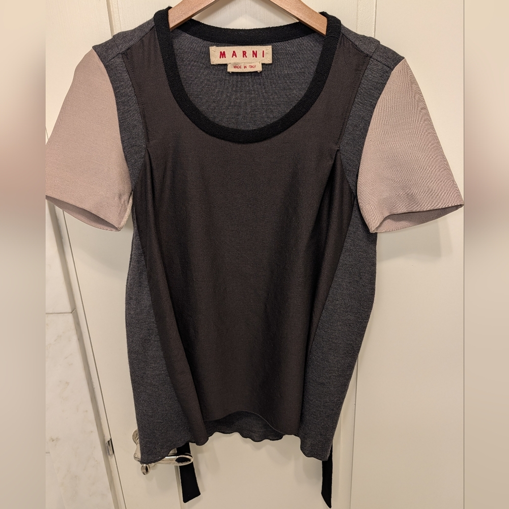 Marni Multi Panel Wool Top
